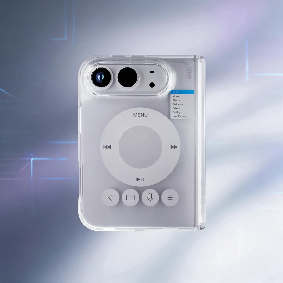 Techypop.com iPhone Case Now Playing iPhone Duo Case