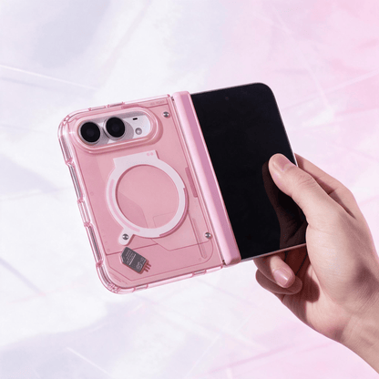Techypop.com iPhone Case Pink Circuit iPhone Duo Case