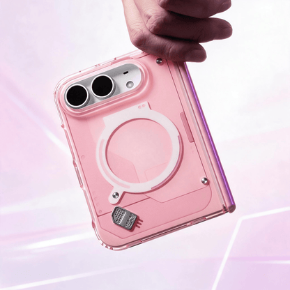 Techypop.com iPhone Case Pink Circuit iPhone Duo Case