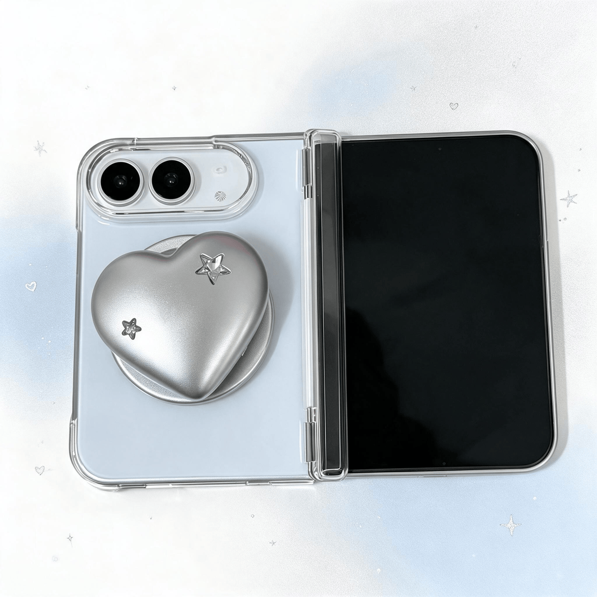Techypop.com iPhone Case Silver Crush iPhone Duo Case