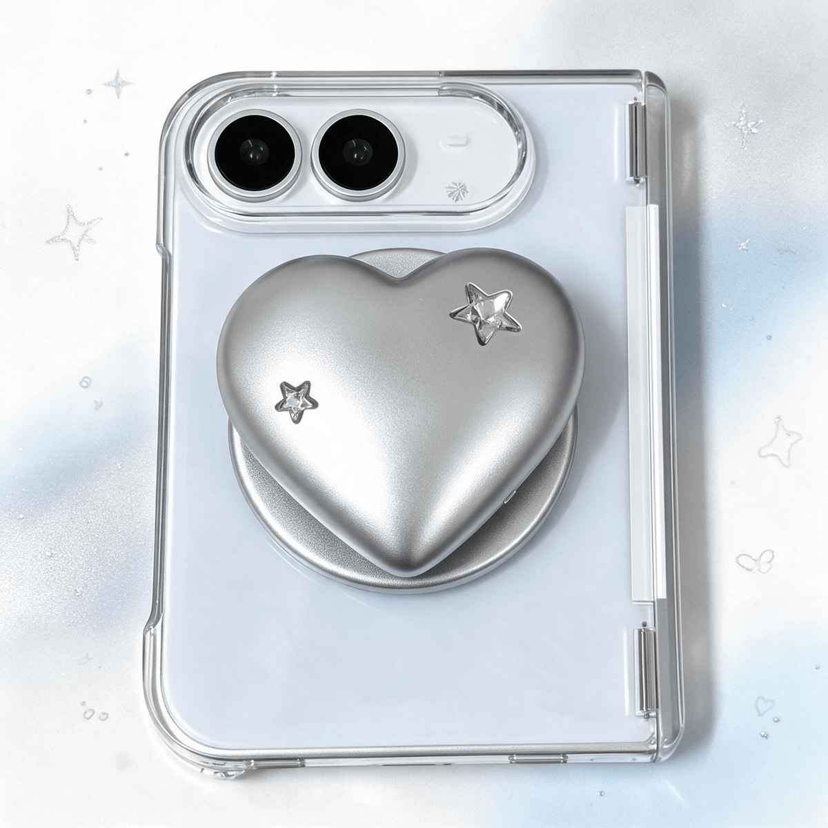 Techypop.com iPhone Case Silver Crush iPhone Duo Case