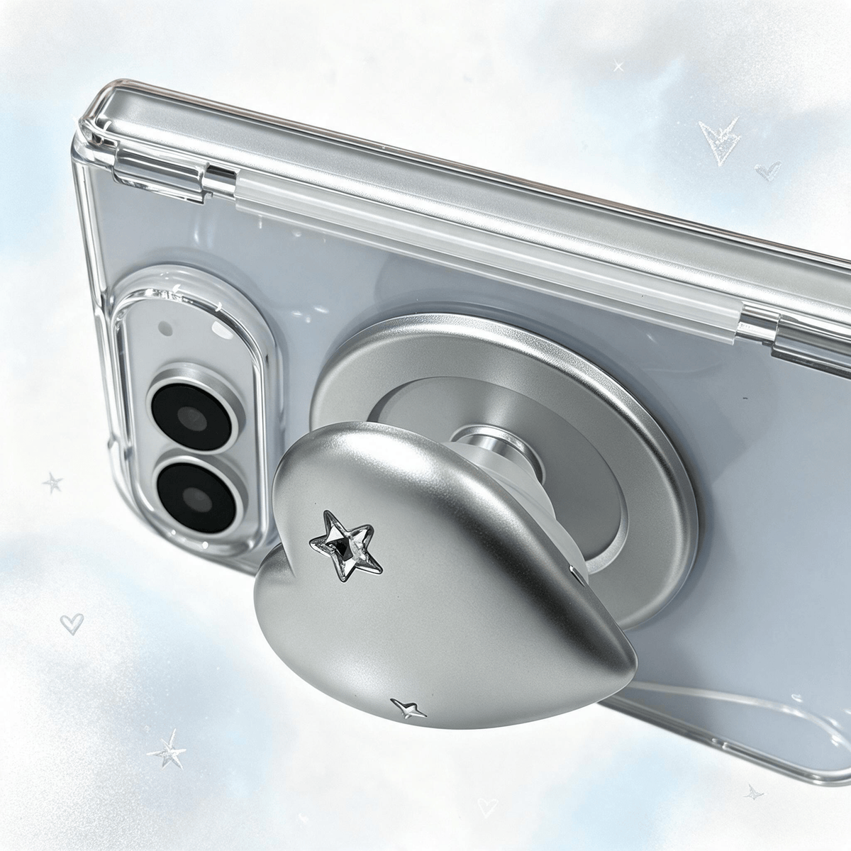 Techypop.com iPhone Case Silver Crush iPhone Duo Case