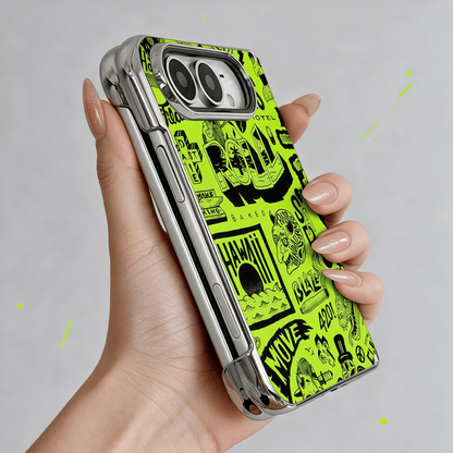 Techypop.com iPhone Case Sticker Bomb iPhone Duo Case