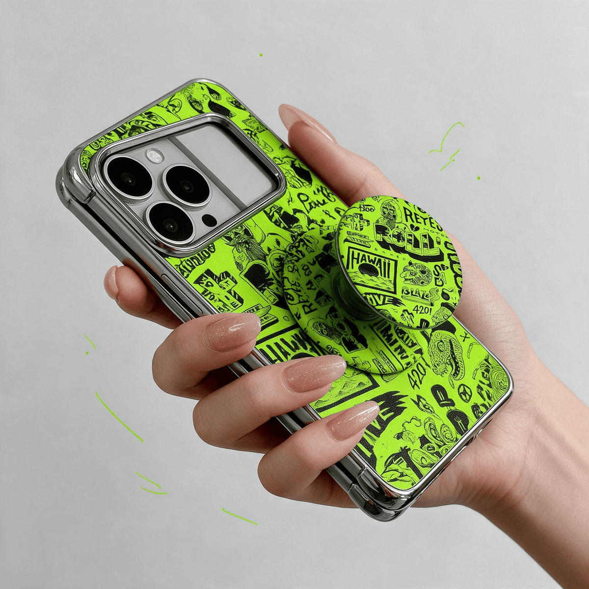 Techypop.com iPhone Case Sticker Bomb iPhone Duo Case