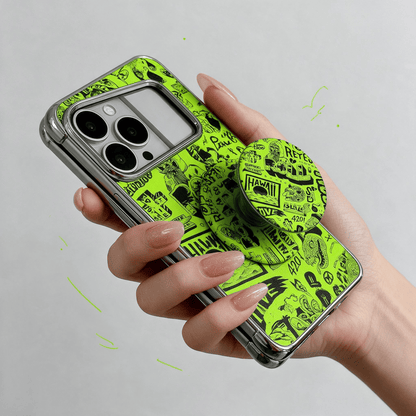 Techypop.com iPhone Case Sticker Bomb iPhone Duo Case