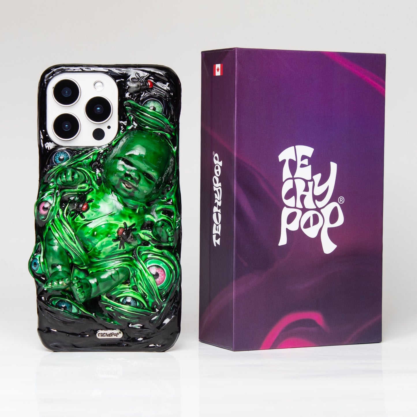 Techypop.com iPhone Case ‘The Unborn’ Eyeball Handmade iPhone Case