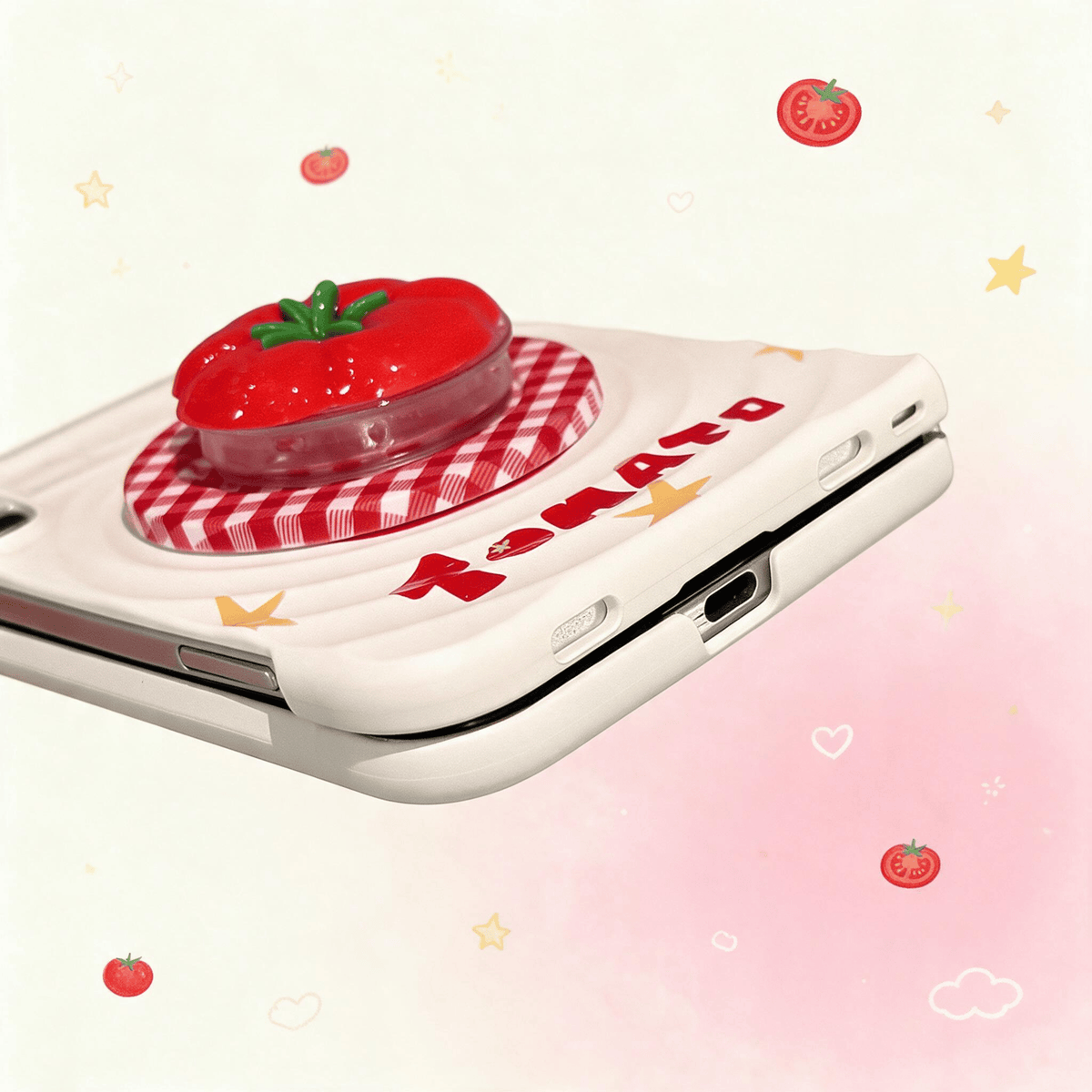Techypop.com iPhone Case Tomato Girl iPhone Duo Case