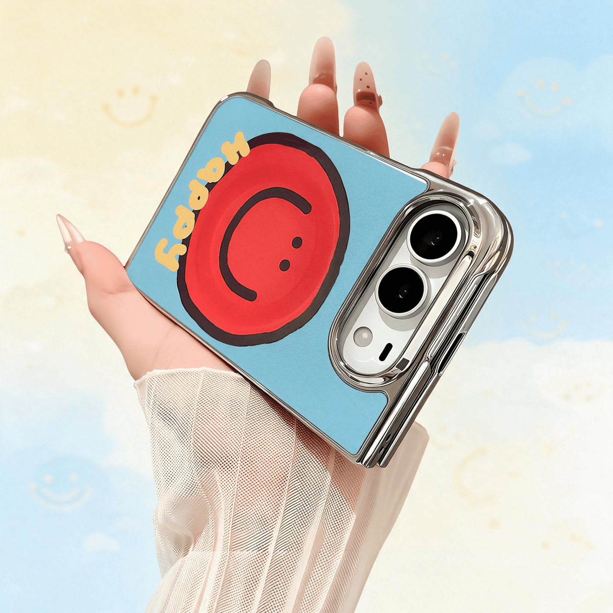 Techypop.com iPhone Case Too Happy iPhone Duo Case