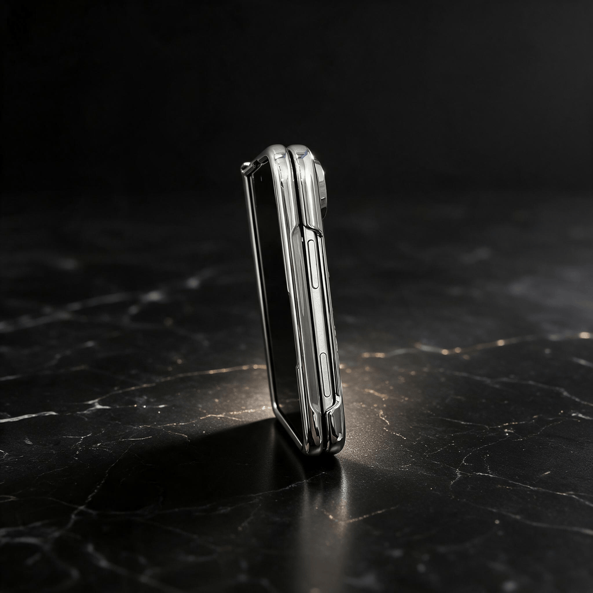 Techypop.com iPhone Case Venom Silver iPhone Duo Case — Snake Embossed
