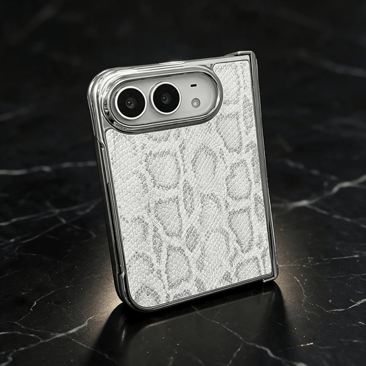 Techypop.com iPhone Case Venom Silver iPhone Duo Case — Snake Embossed secondary image