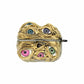 Techypop.com AirPods Case Gold Monster Eyes Handmade AirPods Case