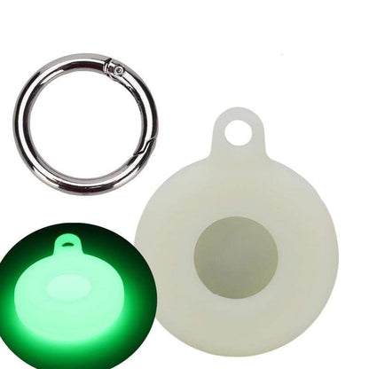 Techypop.com AirTag Case Glow in Dark Soft Silicone Designer AirTag Case