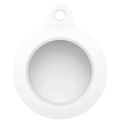 Techypop.com AirTag Case White Soft Silicone Designer AirTag Case