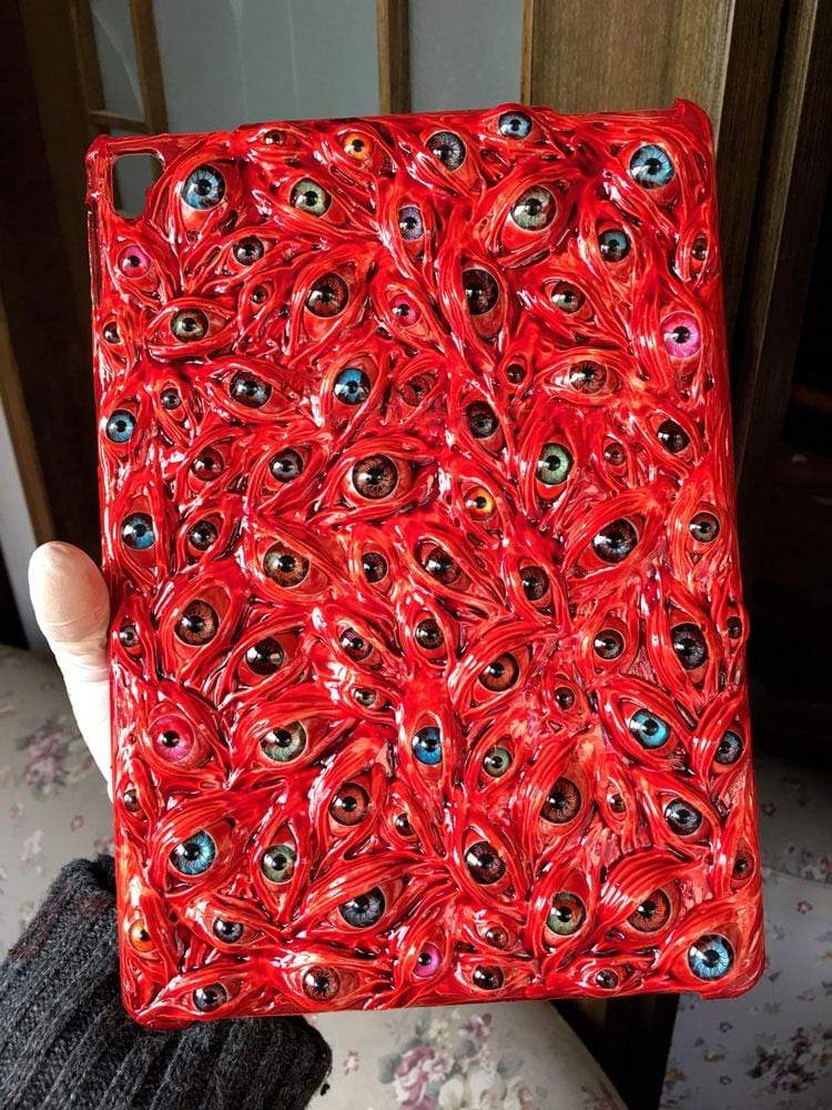 Techypop.com iPad Case iPad Pro 9.7" Blood Eyeball 100% Handmade Designer iPad Case For All iPad Models