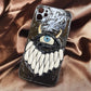 Techypop.com iPhone Case iPhone 12 Mini Monster Teeth White Eye Handmade Designer iPhone Case For All iPhone Models