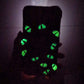 Techypop.com iPhone Case Luminous Black Venom Cat Eyes Handmade Designer iPhone Case For All iPhone Models