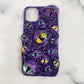 Techypop.com iPhone Case Luminous Purple Venom Cat Eyes Handmade Designer iPhone Case For All iPhone Models