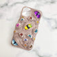 Techypop.com iPhone Case Pink Cat Eyes Handmade Designer iPhone Case For All iPhone Models