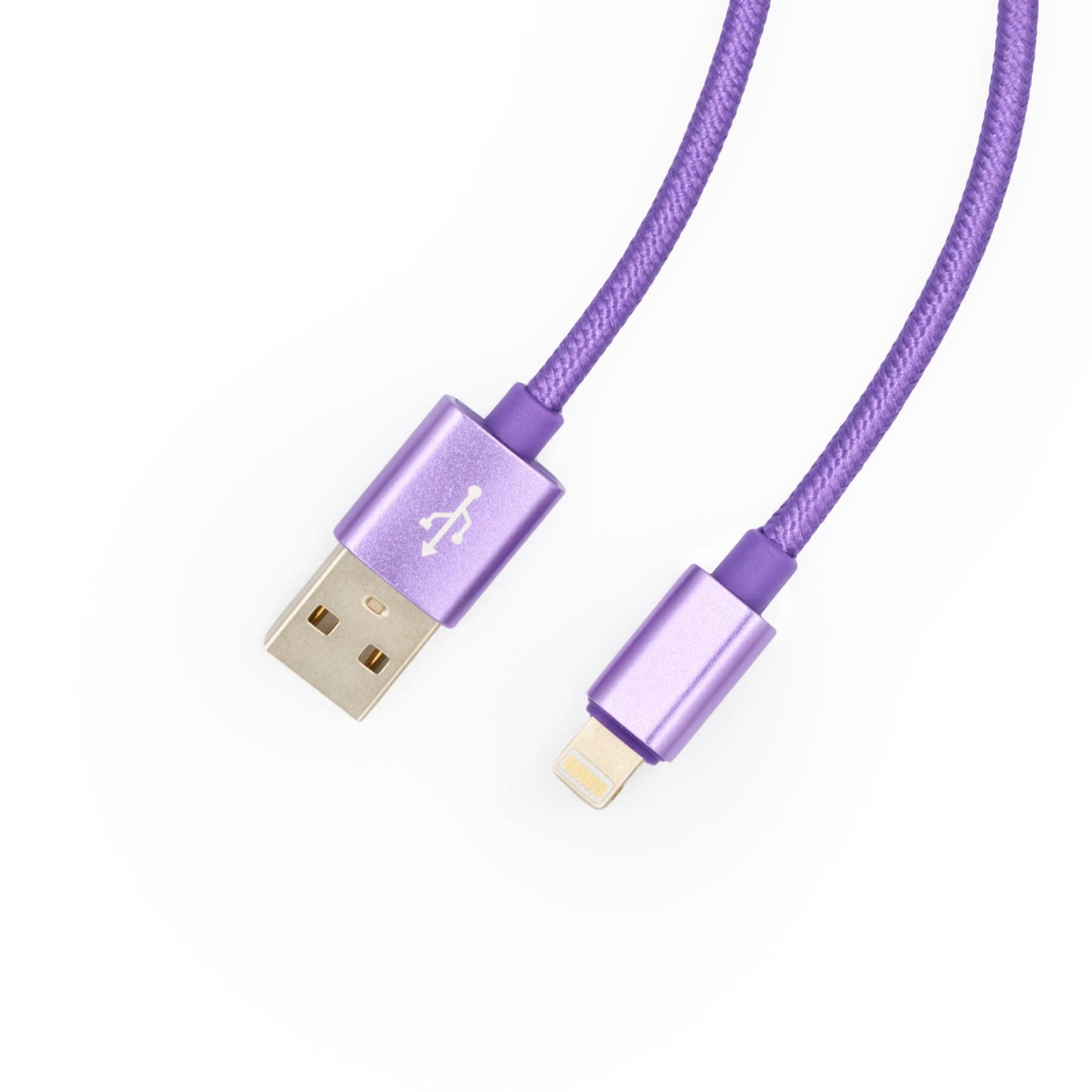 Techypop.com Long Nylon Lightning Charging Cable for Apple