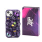 Techypop.com Please leave your iPhone & AirPods model in the note section Purple Venom iPhone Case + AirPods Case + AirTag Case Set