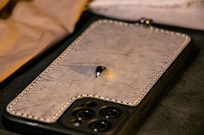 Techypop.com The Eye Leather Lens Protection Designer iPhone Case For All iPhone Models