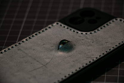 Techypop.com The Eye Leather Lens Protection Designer iPhone Case For All iPhone Models
