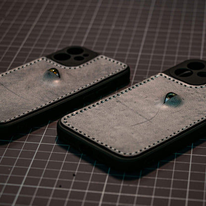 Techypop.com The Eye Leather Lens Protection Designer iPhone Case For All iPhone Models