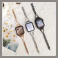 Techypop.com Watch Bands Ultra Slim Diamond Bracelet Designer Apple Watch Band Strap For iWatch Series SE 6/5/4/3/2/1
