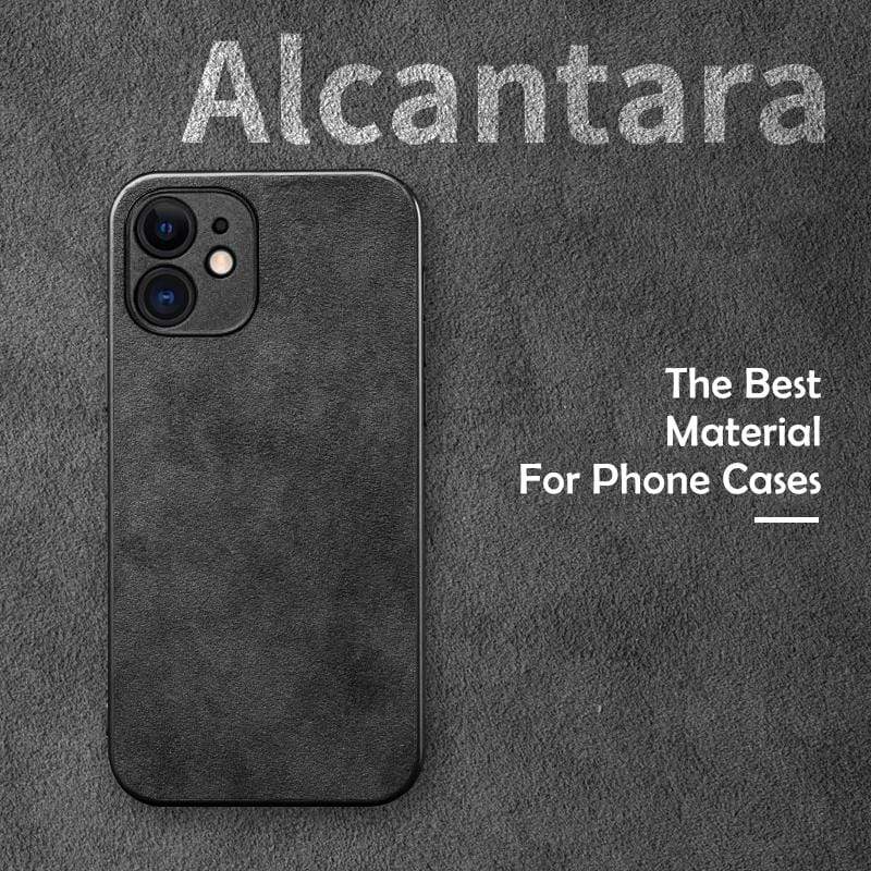 Techypop iPhone Case Ferrari Alcantara Protective Designer iPhone Case For iPhone 12 SE 11 Pro Max X XS Max XR 7 8 Plus