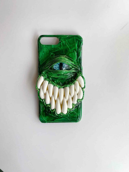 Techypop iPhone Case Green Monster Designer iPhone Case For iPhone 12 SE 11 Pro Max X XS Max XR 7 8 Plus