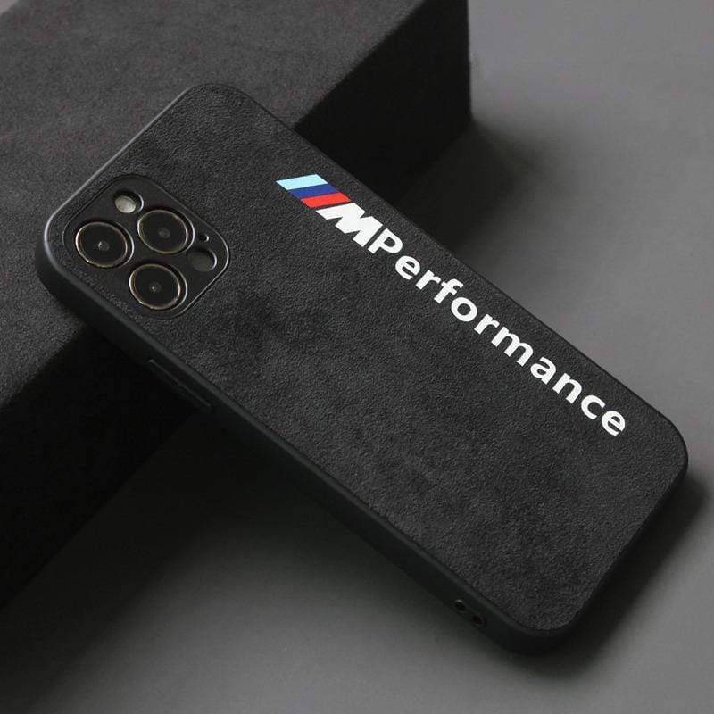 BMW M Performance Alcantara Protective Designer iPhone Case For All iPhone Models