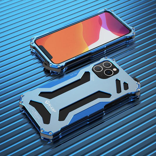 Metal Bumper Military Drop Tested Shockproof Protective Designer iPhone Case For iPhone SE 11 Pro Max X XS Max XR 7 8 Plus - techypopcom