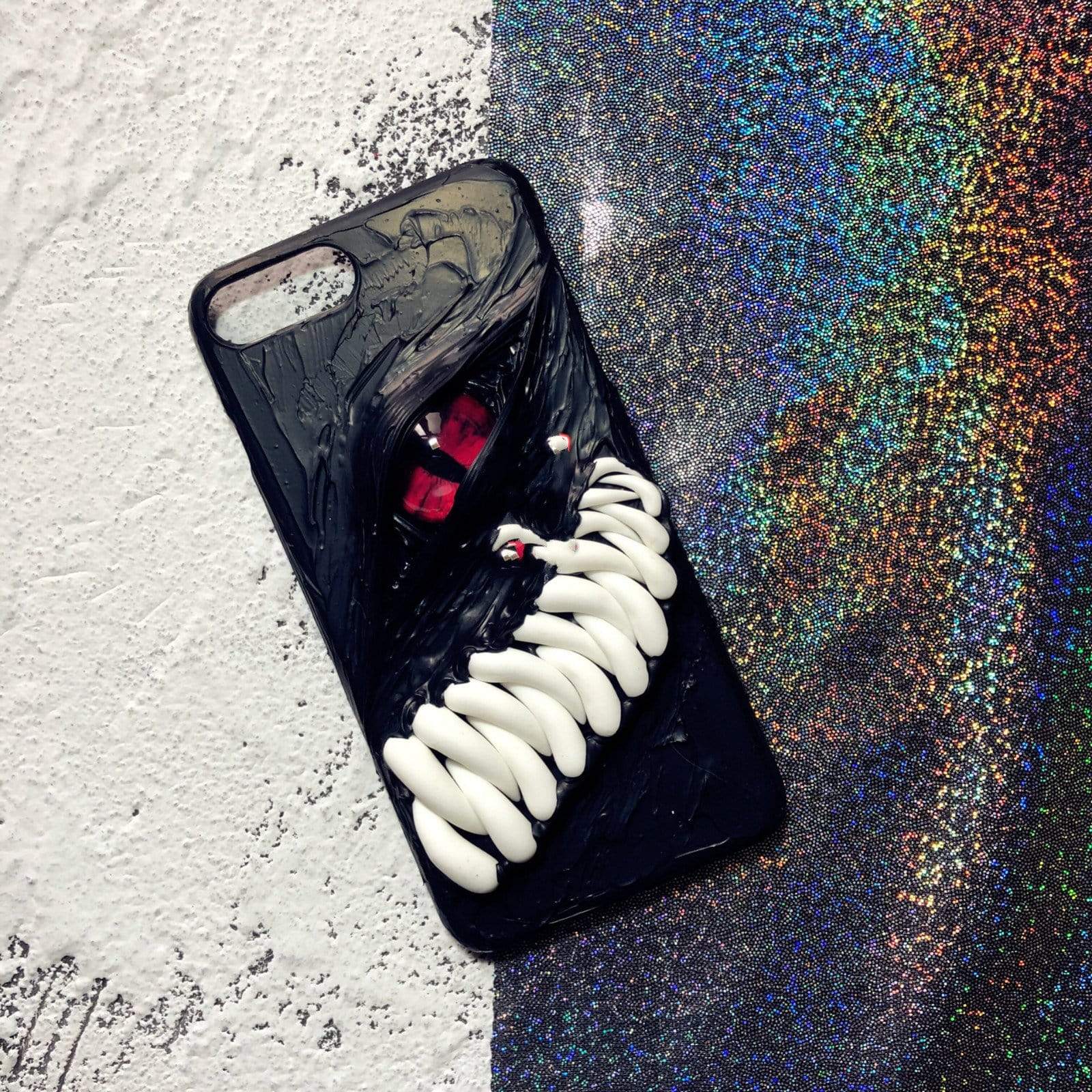 Monster Teeth Red Eye Handmade Designer iPhone Case For iPhone SE 11 Pro Max X XS Max XR 7 8 Plus - techypopcom