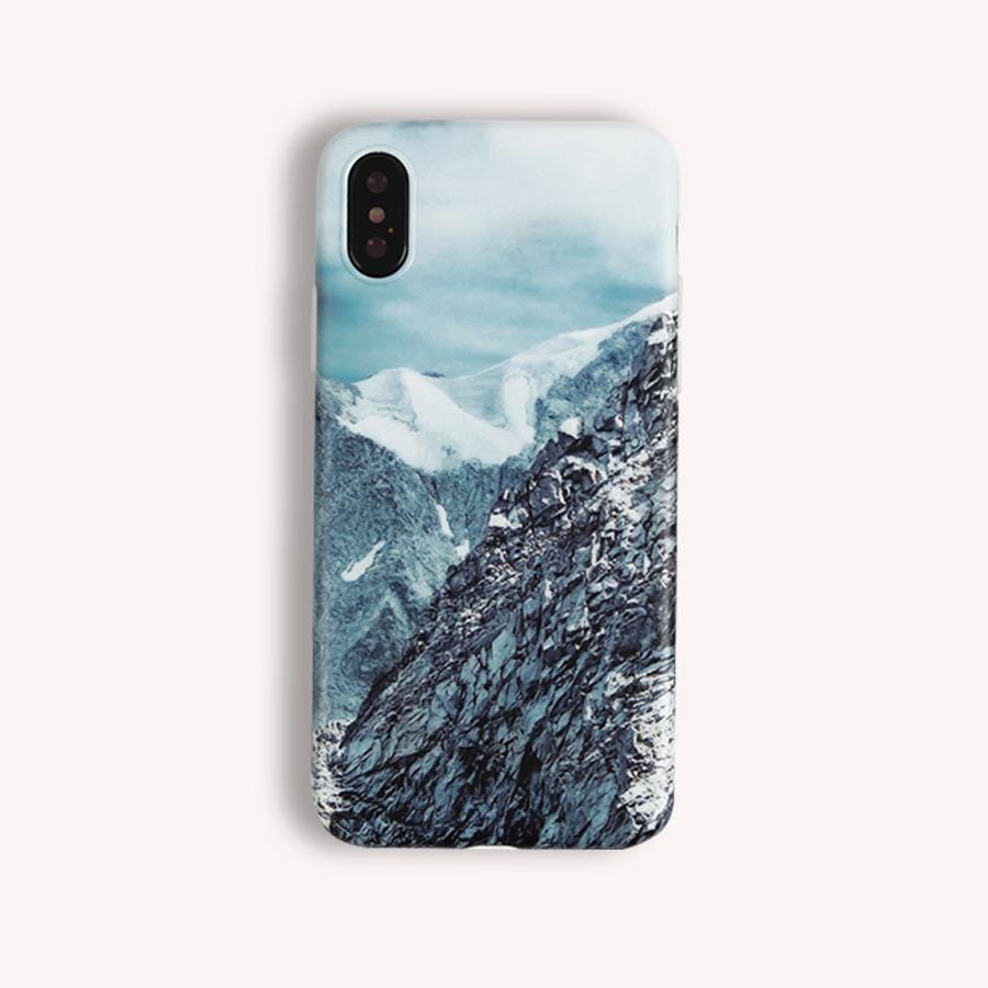 Snow Mountain Silicone Shockproof Protective Designer iPhone Case For iPhone SE 11 Pro Max X XS Max XR 7 8 Plus - techypopcom