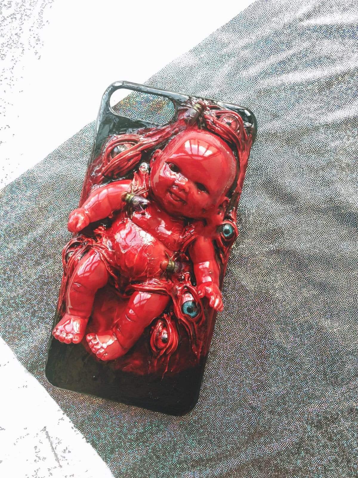 The Blood Baby Handmade Designer iPhone Case For iPhone SE 11 Pro Max X XS Max XR 7 8 Plus - techypopcom