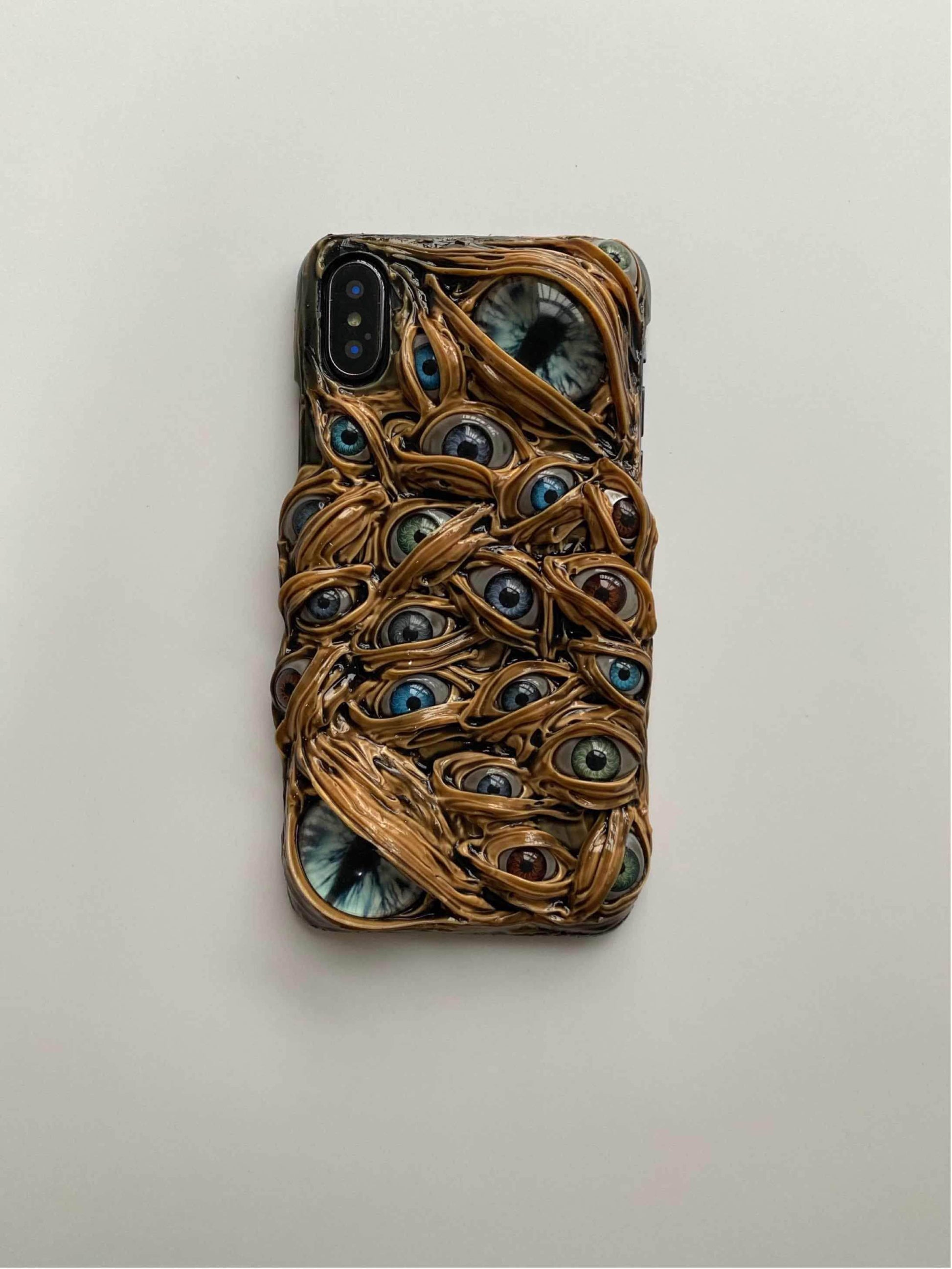 The Monster Eyes Handmade Designer iPhone Case For iPhone SE 11 Pro Max X XS Max XR 7 8 Plus - techypopcom