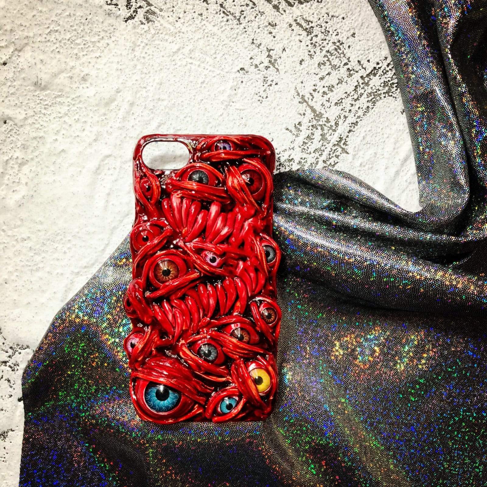 Twisted Eyes Handmade Designer iPhone Case For iPhone SE 11 Pro Max X XS Max XR 7 8 Plus - techypopcom