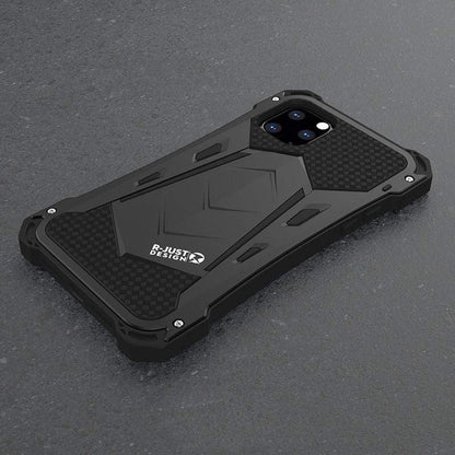 Metal Frame Robust Armor Airbag Shockproof + Waterproof + Dirt Proof Protective Designer iPhone Case For iPhone SE 11 Pro Max X XS Max XR 7 8 Plus - techypopcom