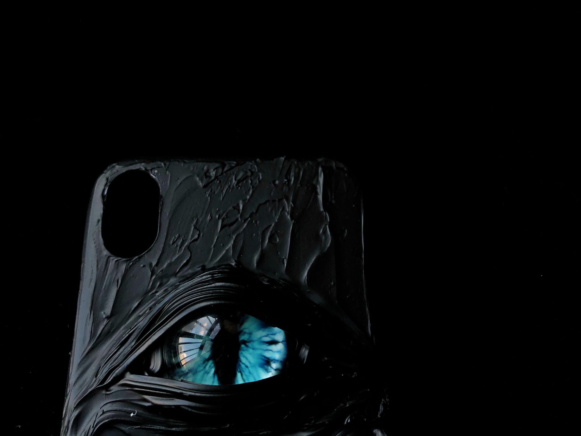 Monster Teeth Aqua Eye Handmade Designer iPhone Case For iPhone SE 11 Pro Max X XS Max XR 7 8 Plus - techypopcom