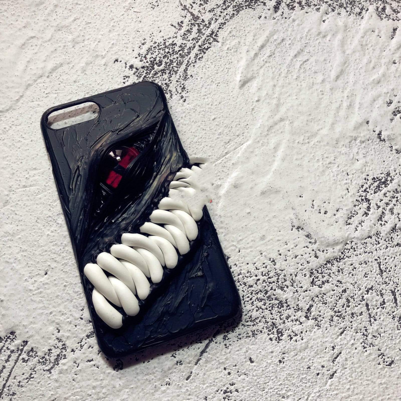 Monster Teeth Red Eye Handmade Designer iPhone Case For All iPhone Models, iPhone 13 Pro Max