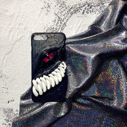 Monster Teeth Red Eye Handmade Designer iPhone Case For iPhone SE 11 Pro Max X XS Max XR 7 8 Plus - techypopcom