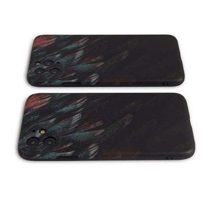 Peacock Feather Silicone Shockproof Protective Designer iPhone Case For iPhone SE 11 Pro Max X XS Max XR 7 8 Plus - techypopcom