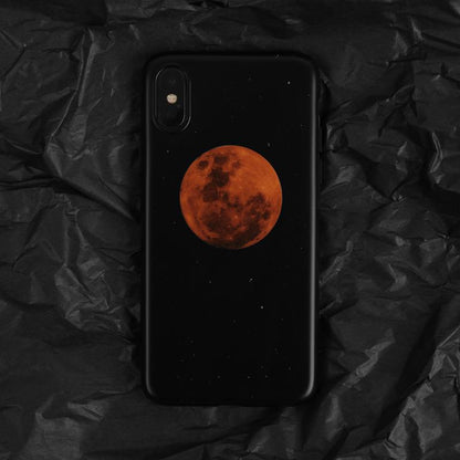 Red Moon Silicone Shockproof Protective Designer iPhone Case For iPhone SE 11 Pro Max X XS Max XR 7 8 Plus - techypopcom