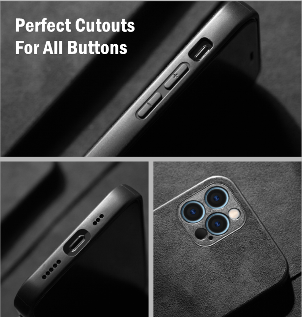 Techypop iPhone Case Tesla Alcantara Protective Designer iPhone Case For iPhone 12 SE 11 Pro Max X XS Max XR 7 8 Plus