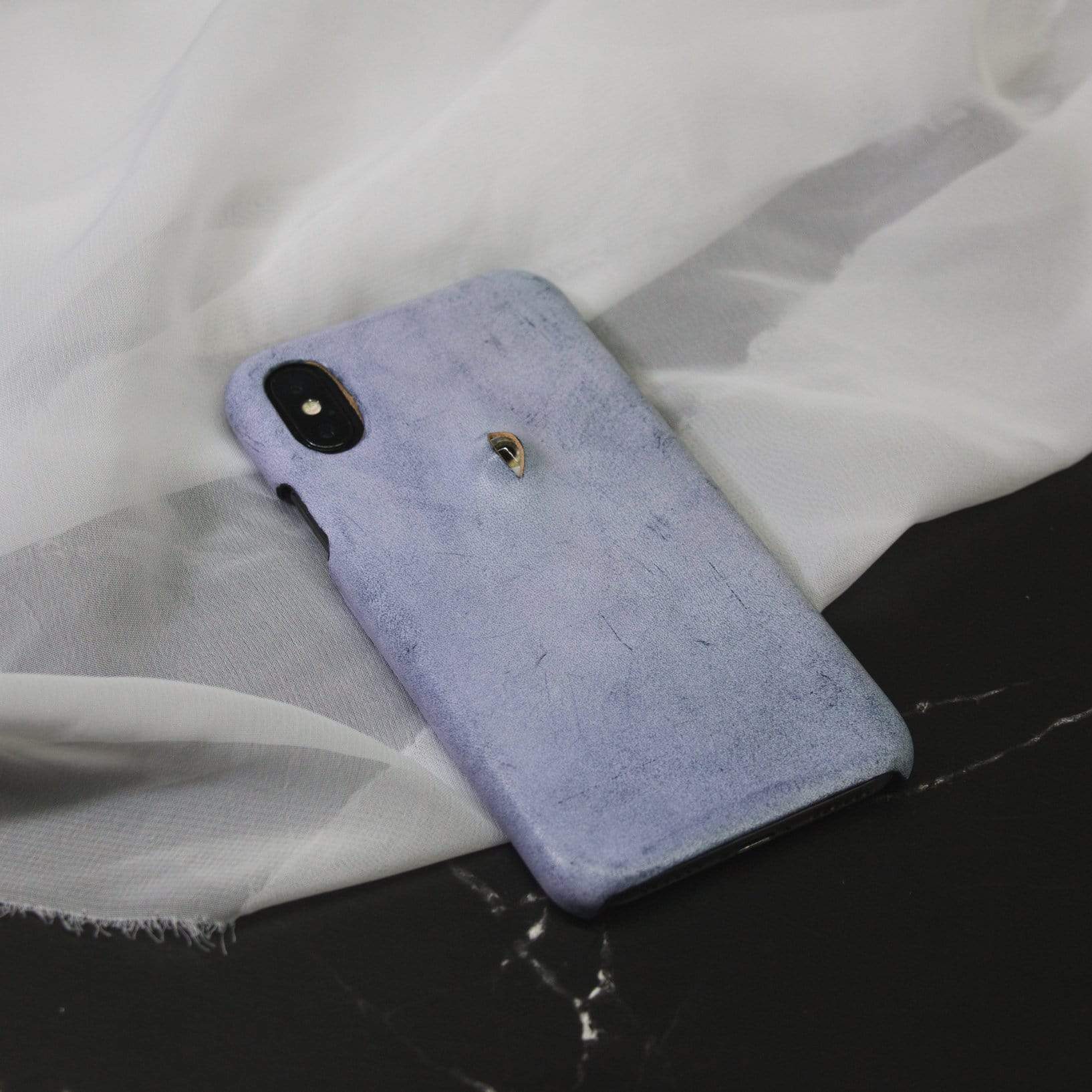 The Aqua Eye Leather Designer iPhone Case For iPhone SE 11 Pro Max X XS Max XR 7 8 Plus - techypopcom
