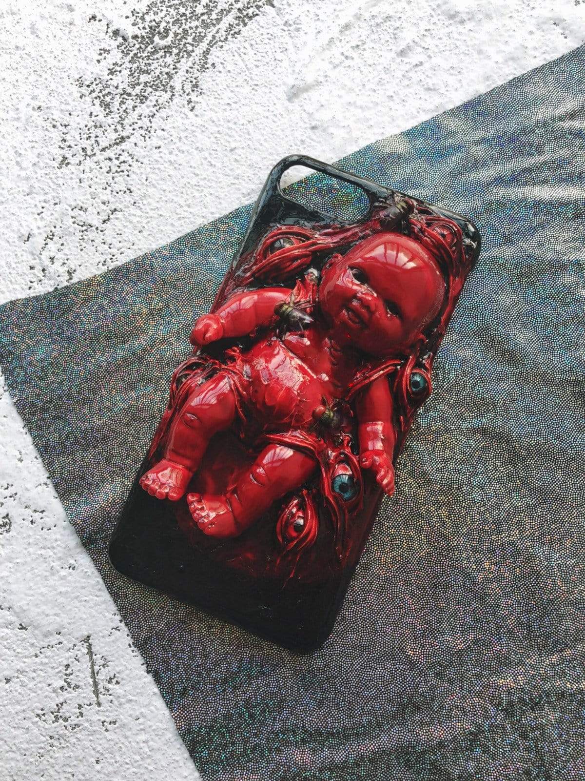 The Blood Baby Handmade Designer iPhone Case For iPhone SE 11 Pro Max X XS Max XR 7 8 Plus - techypopcom