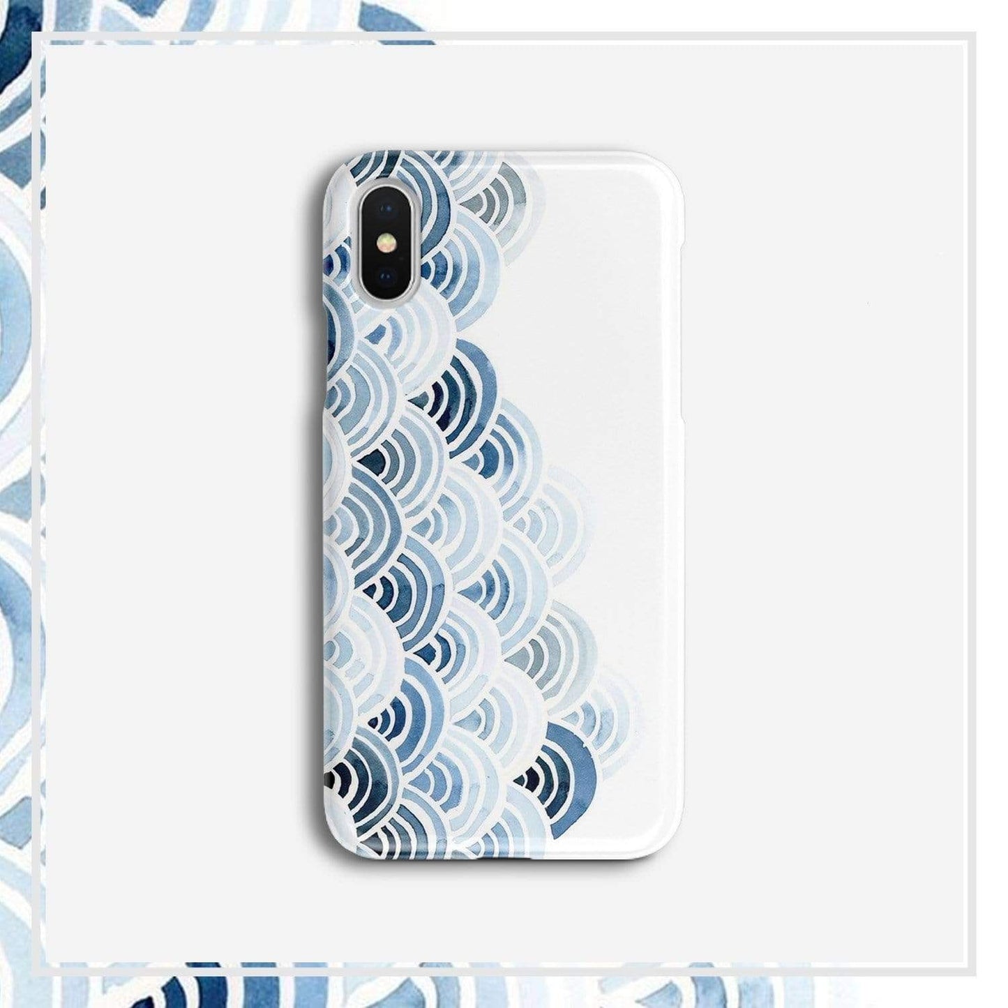 Techypop iPhone Case The Waves Ukiyo-e Matte Designer iPhone Case