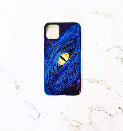 The Yellow Cat Eye iPhone Case For All iPhone Models - techypopcom