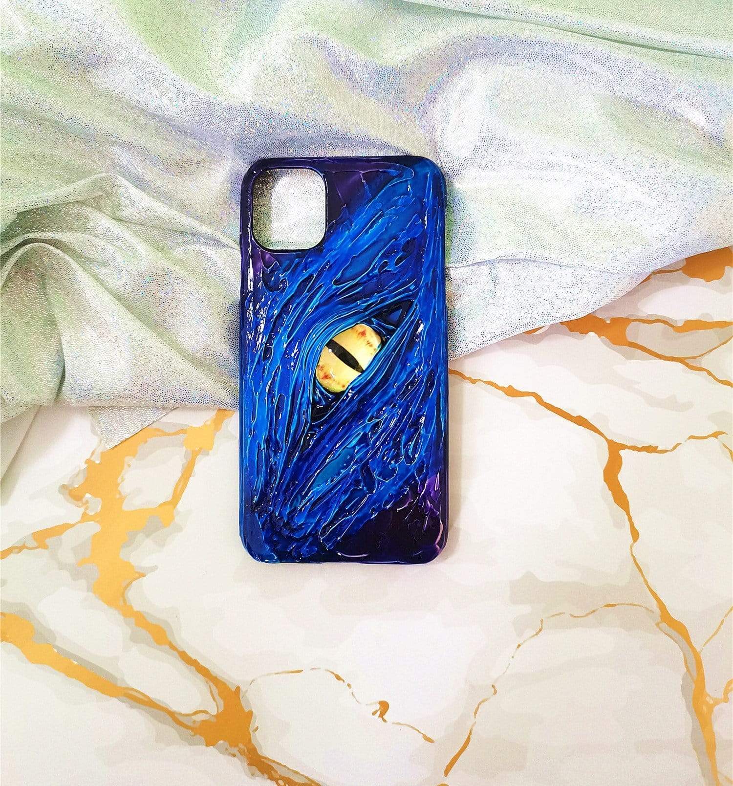 The Yellow Cat Eye iPhone Case For All iPhone Models - techypopcom