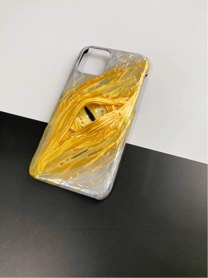 The Yellow Eye Handmade Designer iPhone Case For iPhone SE 11 Pro Max X XS Max XR 7 8 Plus - techypopcom
